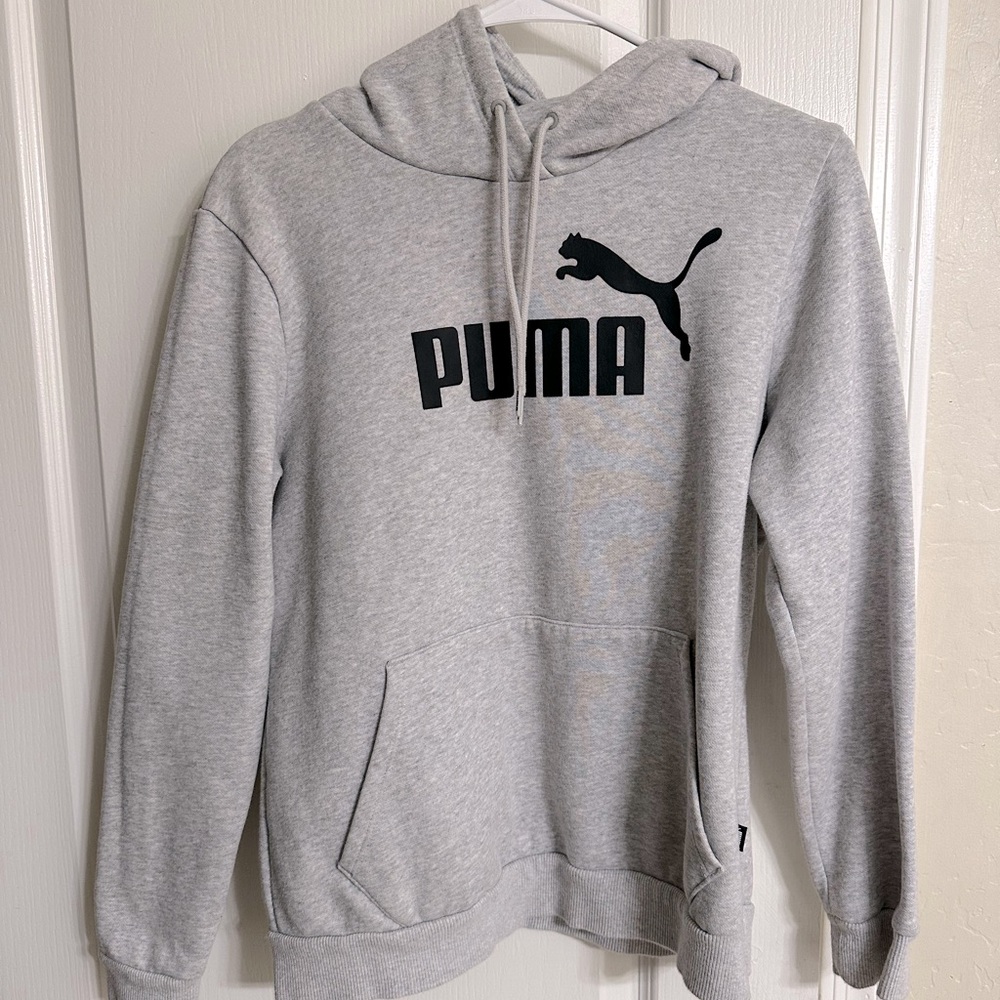 Grey Hooded Sweatshirt